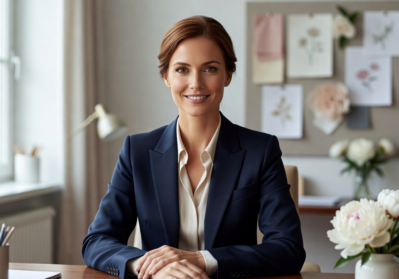 Portrait of Isabella Richter, founder and lead wedding planner at Merriplayfabl